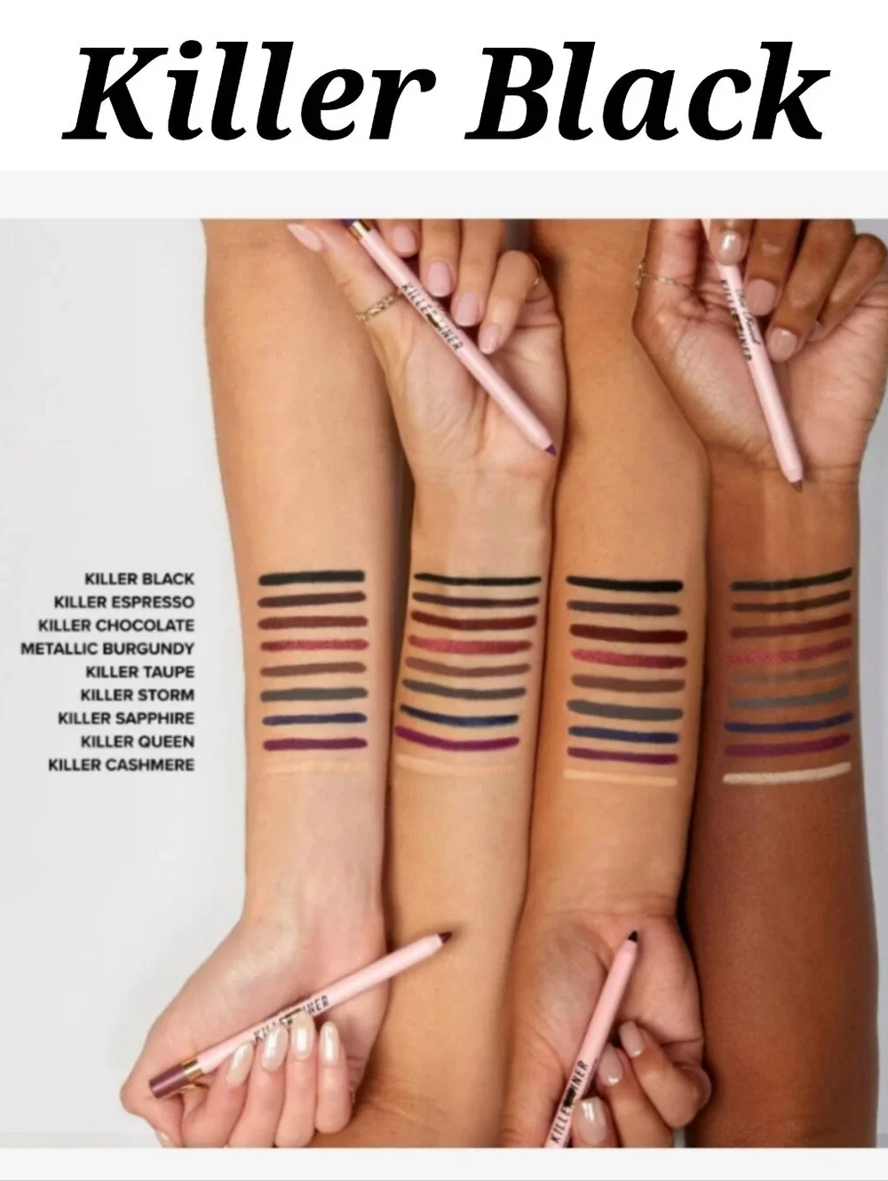 Too Faced Killer Liner Waterproof Gel Eyeliner - Killer Black